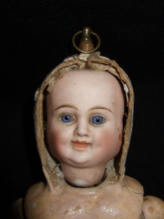 Antique German Bisque Three - Faced Doll by Carl Bergner “AS IS” Needs TLC 3