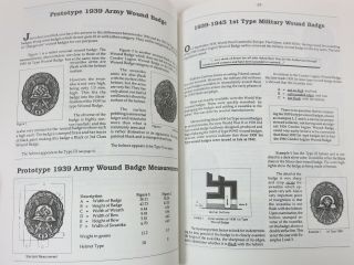 Book WW1 & WW2 GERMAN WOUND BADGES 1914,  1936,  1939,  1944,  1957 By HAMMELMAN 6