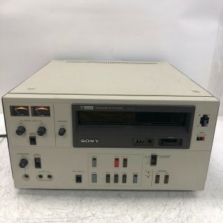Sony U - Matic Vo - 5600 Videocassette Recorder And Vintage Vtg Rare