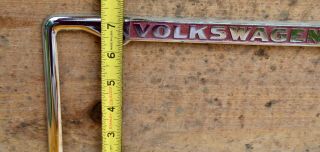 VTG 60s Em Dealer Metal License Plate Frame EYERLY Volkswagen VW SALEM OR Motors 4