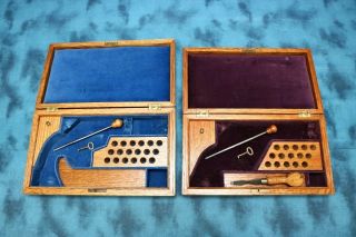 Colt Sa / Colt Bisley Wooden Presentation Display Boxes (pair)