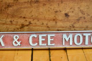 VTG 60s Embossed Metal License Dealer Plate Frame Jack CEE Eugene Or Volkswagen 5