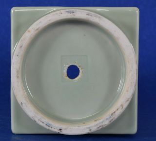 Fine Antique Chinese Trigrams Cong Vase Celadon Glaze Seal Mark 8