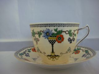 Adderleys Best Bone China Made In England Cup And Saucer " Lincoln "