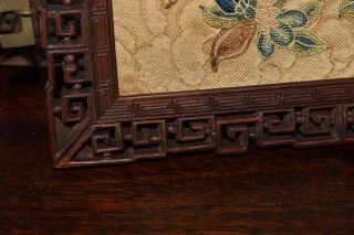 A Pair Chinese Qing Dynasty Textile Panels,  Framed. 10