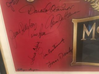 STARS MGM AUTOGRAPHED POSTER AUTHENTIC RARE SIGNED 4