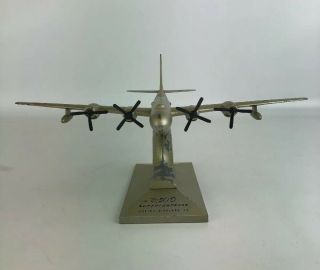 Vintage Allyn Sales B - 500 Superfortress Airplane Metal Desk Model Rare