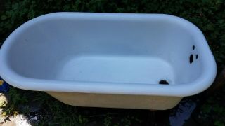 Vintage - One of a Kind 1926 Standard Sanitary Manufacturing 4 1/2 Claw - foot tub 2