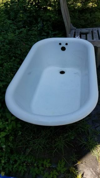 Vintage - One of a Kind 1926 Standard Sanitary Manufacturing 4 1/2 Claw - foot tub 3