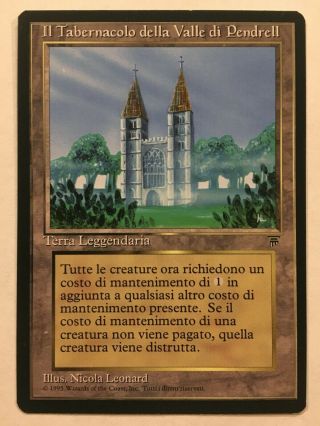 Mtg The Tabernacle At Pendrell Vale Italian Legends - Near Mint/unplayed