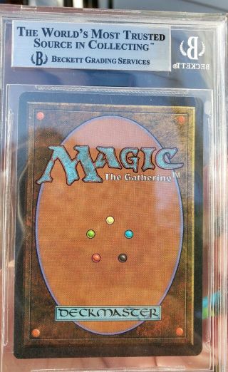 Vintage MTG BGS 9 Summer Magic Tundra,  QUAD,  9.  5,  ALMOST GEM 5