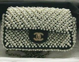 Chanel Pearl Flap Bag (very Rare Limited Edition - With Tags)