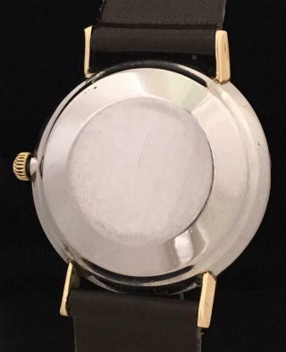 Vintage OMEGA SEAMASTER DEVILLE Automatic Watch 14k GOLD Steel w/DATE 5