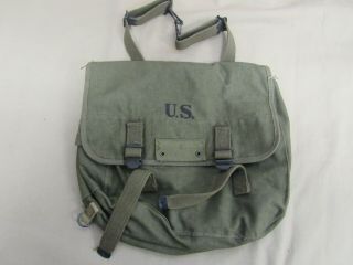 Wwii Us Army M - 1945 Green Musette Bag 1945 Atlantic Products.