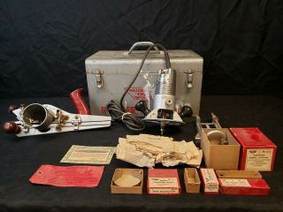 Millers Falls Co Vintage Router Plane Kit Toolbox Tools 681 682 Electric