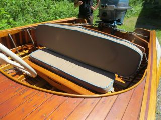 Vintage 1953 12 ' Penn Yan Swift outboard boat with motor and trailer 6