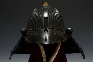 Japan Antique Edo Gotaiten Iron 62 Suji kabuto yoroi armor katana samurai busho 2