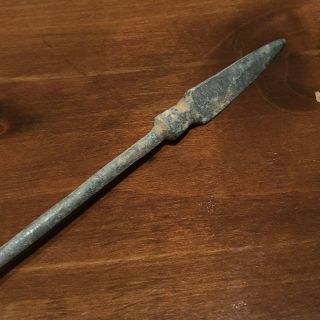 Ancient Greek Scythian Style Bronze Spear Point Dagger Arrow Head European Brass