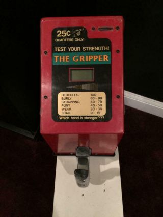 Vintage Grip Strength Arcade Game Test Your Grip Tester Incredible