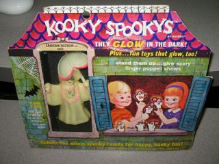 Hasbro 1968 Kooky Spooky Vintage Glow In Dark Ghost Monster Grandma Macreak