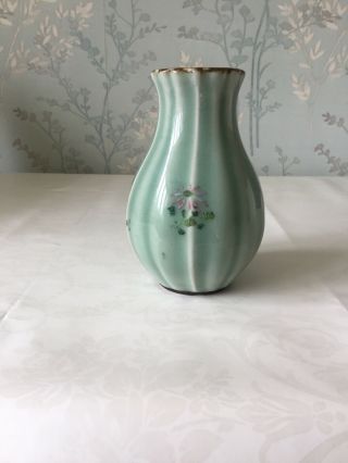 antique chinese enamel celodon vase 6