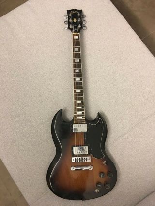 1979 Vintage Gibson SG Standard Rare Tobacco Burst Finish Lightweight 7lb 2oz 2