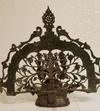 Large Antique Indian/Asian Hindu Bronze Vishnu/Buddha 18th Century 4