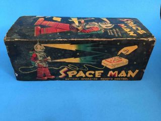 Vintage Nomura Space Man Tin Robot Japan Toy With Box 8