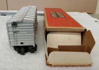 Vintage Lionel Trains,  Rock Island Boxcar 6464 W/Box 6464 - 50 Silver,  RARE (F17) 3