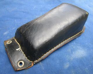 Vintage Bates Motorcycle Pillion Seat Pad Custom Bobber Chopper Knucklehead Rare