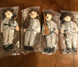 Vintage Beatles Doll In Grey Suit 25cm By Applause Set Of 4