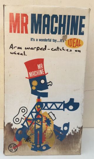 1960 Ideal Mr Machine Complete,  & Instructions -