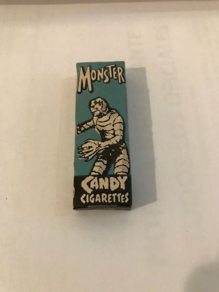 1963 Vtg Universal Pictures Creature From The Black Lagoon Candy Cigarettes Box
