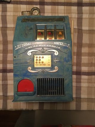 Vintage " Medley Mfg.  Co.  " (one Arm Banker) - Slot Machine -