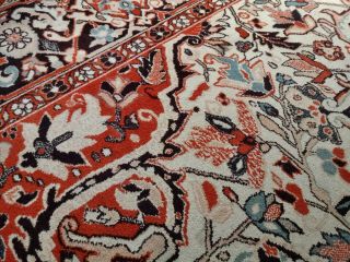 EXTRA LARGE Vintage Turkish Persian 100 Wool Rug 11.  2x8.  7ft Retro Keshan Floral 8