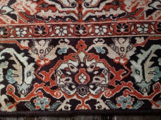 EXTRA LARGE Vintage Turkish Persian 100 Wool Rug 11.  2x8.  7ft Retro Keshan Floral 9