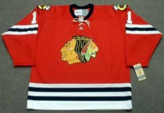 Glenn Hall Chicago Blackhawks 1963 Ccm Vintage Nhl Away Hockey Jersey