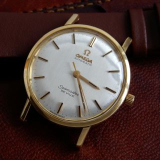 Omega 18ct Solid Gold Seamaster Vintage 1964 Calibre 552 Automatic 18k 750 Watch