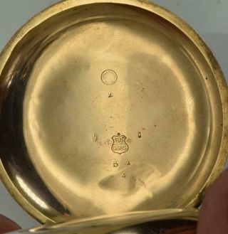 Imperial Russian 122g 14k gold&enamel JWC Repeater watch.  Portrait of Empress 5