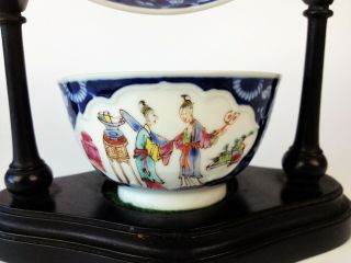Fine Antique 18th Century Chinese Famille Rose Porcelain Tea Bowl & Saucer - 4