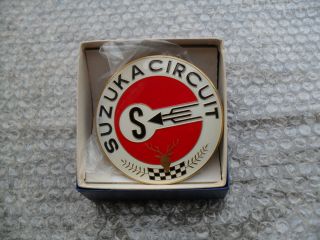 Vintage Suzuka Circuit Emblem Badge Decal Jdm In1980 Rare Item
