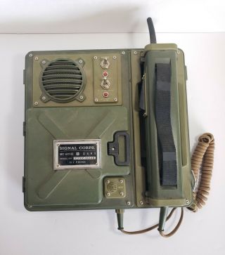Signal Corps Bc - 611h Gi Telephone Speaker Phone