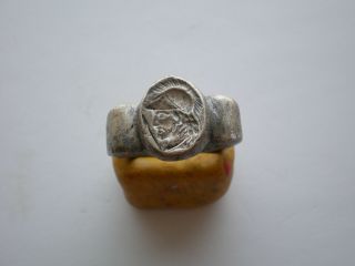 Very Rare Ancient Roman Legionary Military Silver Ring