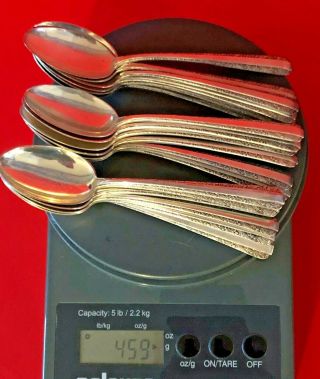 18 Towle Candlelight Sterling Silver Spoons 6 