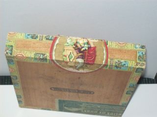 Vintage Romeo Y Julieta Habana Wooden Cigar Box cuba 1912 seal 6