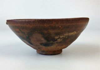 Fine Antique Chinese Song Dynasty Jian Ware Hares Fur Conical Ceramic Tea Bowl 7