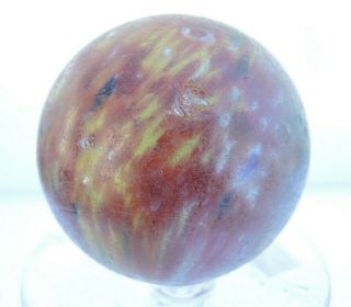 Large 2 3/8 " Diameter Antique Onion Skin Marble