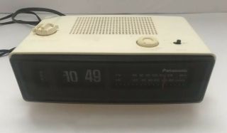 Panasonic Rc - 6025 Flip Clock Ground Hog Day Movie Vintage Rare