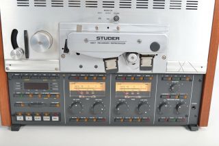 Studer A807 Recorder - Reel - to - Reel Tape Player - Rare 4th head 1/4 Tape 12