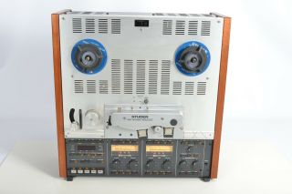 Studer A807 Recorder - Reel - To - Reel Tape Player - Rare 4th Head 1/4 Tape